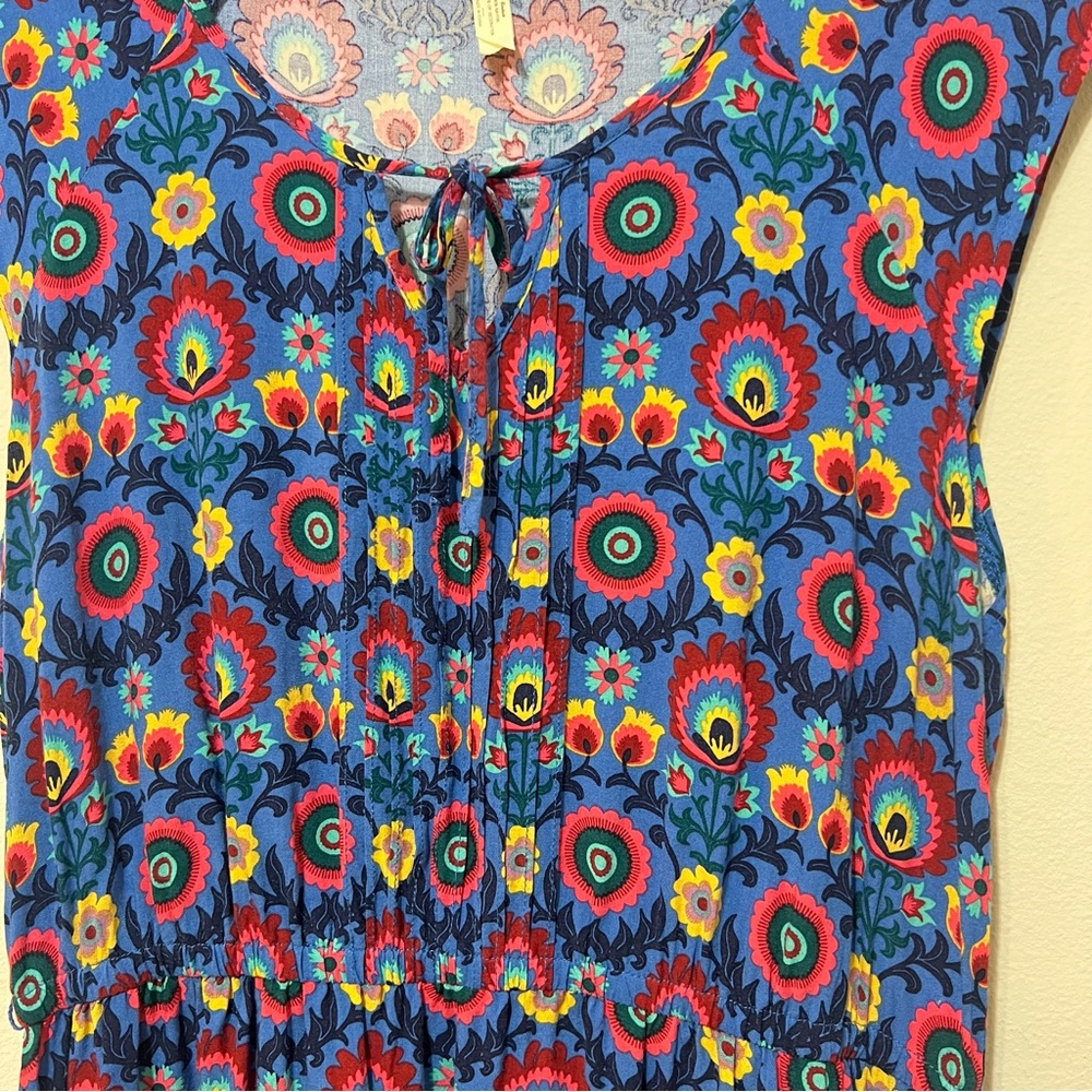 Matilda Jane Splendid Blue Floral Dress Size large - Picture 2 of 4